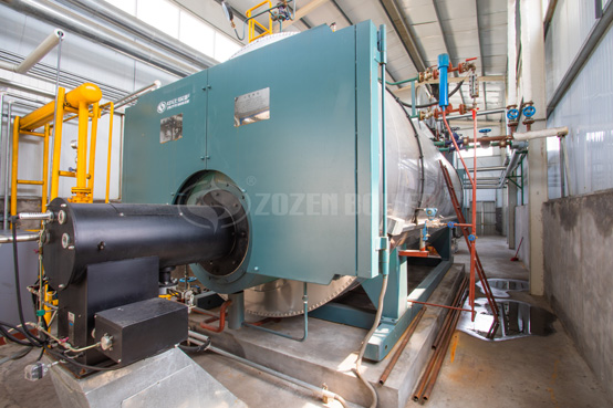 10吨和6吨SZS系列冷凝式燃油蒸汽锅炉项目